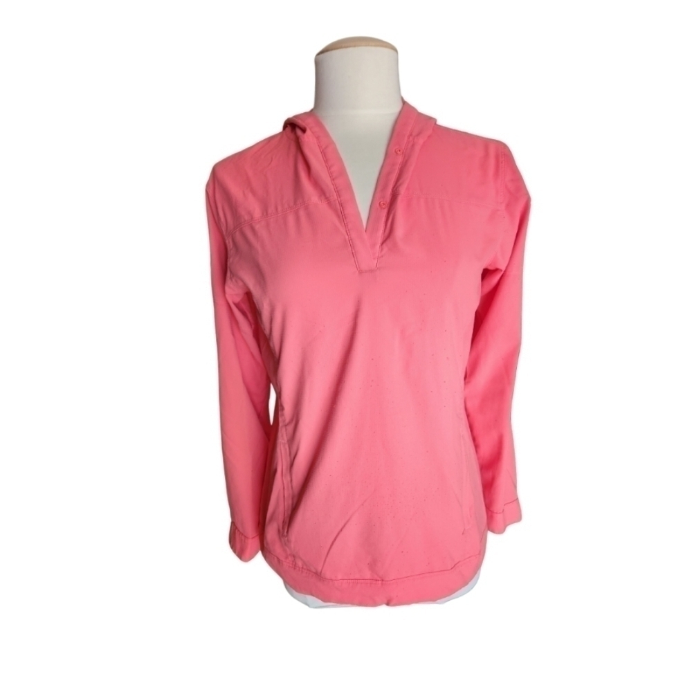 Gander Mountain Guide Series Pink Long Sleeve Vented Vneck Shirt